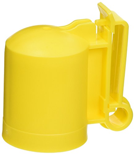 Zareba ITCPY-Z T-Post Safety Cap and Insulator, 10 per Bag Yelllow - size: 10 Pack