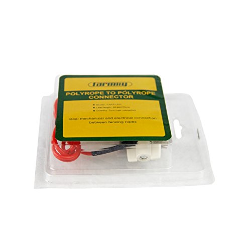 Polyrope to Polyrope Connector for Electric Rope Fencing Connection