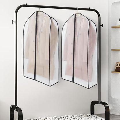 Zilink Suit Bags for Closet Storage Dust Covers for Hanging Clothes 43 in - size: 43"-2pcs