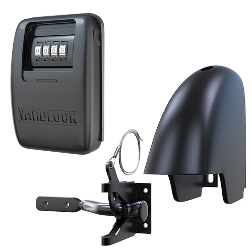 Gate Lock XLB – Secure Keyless Fence Lock and Latch with 2-Way Access – Strong Durable System for Theft Prevention and Home Security, Easy Installation on Wood or Vinyl Gates/Fences - style: XLB - Heavy duty