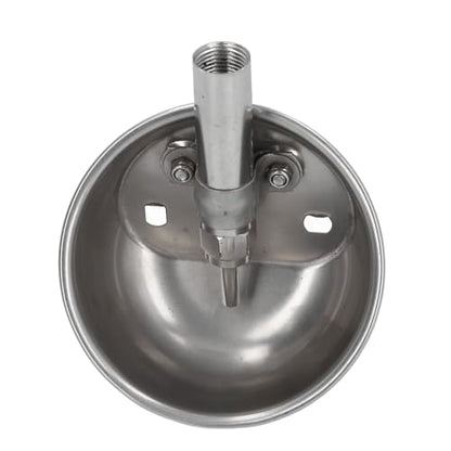 Automatic Pig Waterer, Stainless Steel Livestock Water Feeder with Special Valve System for Pigs Goats Sheep Dogs Cows (Small Size) - size: Small Size