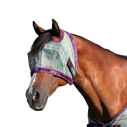 Kensington Protective Products Horse Fly MASK with Fleece Trim, Imperial Jade, Large - color: 2019 - Imperial Jade