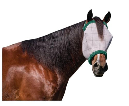 Farnam SuperMask II Horse Fly Mask Without Ears For Eyes, Regular Size - size: Average Horse
