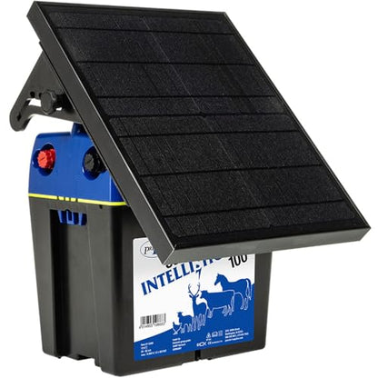 Premier 1 Solar IntelliShock® 100 Fence Energizer – 1.0J, 15W Panel