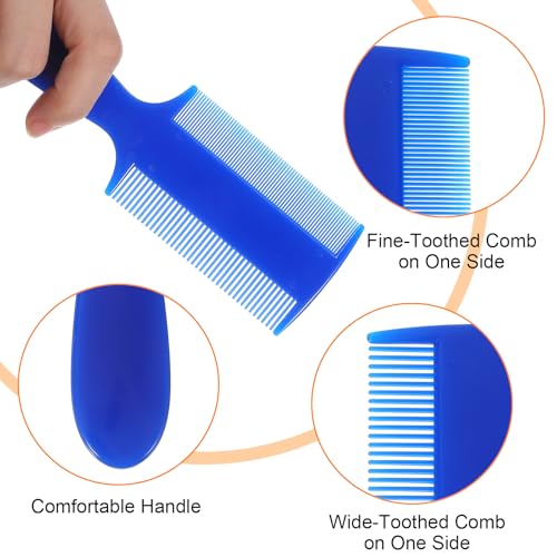 Ymapinc 6Pcs Lice Brush Comb with Long Handle, Pets Dog - color: color mix-a