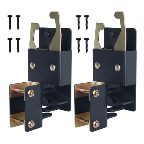 WellMade Heavy Duty 2 Way Farm Gate Latch -2 Pack Lockable Cattle Gate Latch for 1-5/8" to 2" Round Tube Gates, Fits Ranches, Horse Corrals, Pastures (Screws & Instructions Included) - size: 2 Pack