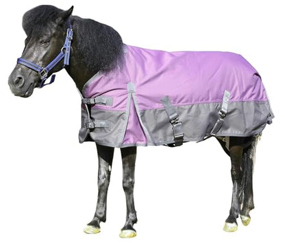 1200D Mini/Pony Horse Blanket, 200g Waterproof Winter Turnout - size: 60"