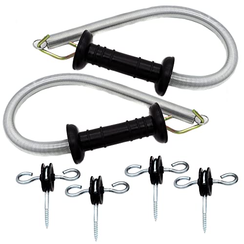2 Set Electric Fence Spring Gate Handles Kit