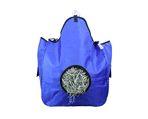Derby Originals Heavy Duty 1200D Horse Hay Bag – Patented Ventilation Windows, Anti-Waste Feeding Design, Holds 2-3 Flakes, Slow Feed Front Opening, 6-Month Warranty - color: Red
