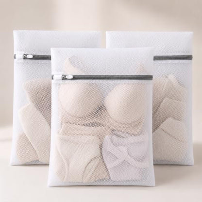 GroundLuxe Mesh Laundry Bags for Delicates, 3 Pack, 12 x 16 Inch