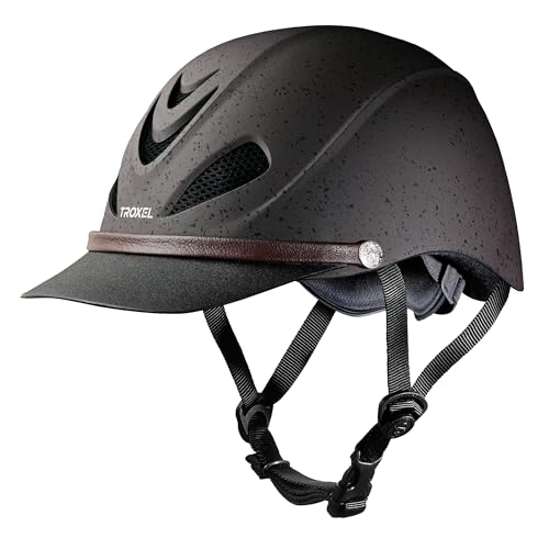 Troxel Troxel Dakota Horseback Riding Helmet - color: Grizzly Brown, size: Small
