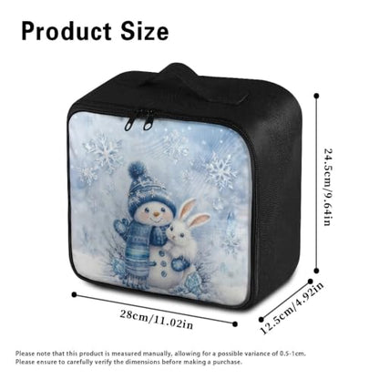 Christmas Snowman First Aid Bag Empty Travel Medicine Bags for Home Car Hiking Medical Supplies Storage Bag Portable - color: Christmas Snowman