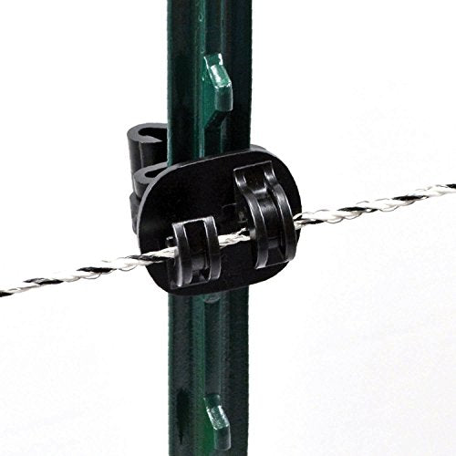 T-Post Claw Insulator - Black - style: Black
