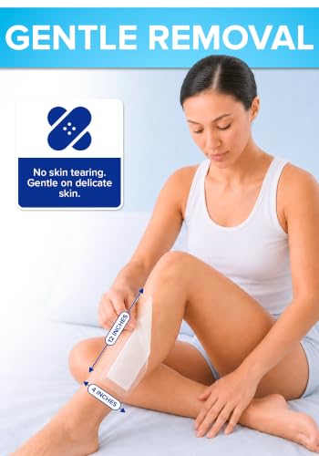 10Pcs Silicone Foam Dressing, 4x12 Bed Sore Bandages | Wound Care FSA&HSA - size: 4x12 10ct