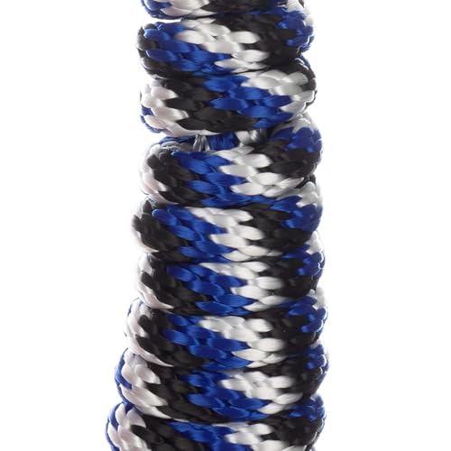Equinavia Stella 8' Lead Rope with Snap Buckle - Blue/Black/White - One Size - color: Blue/Black/White