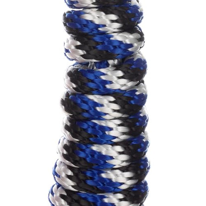 Equinavia Stella 8' Lead Rope with Snap Buckle - Blue/Black/White - One Size - color: Blue/Black/White