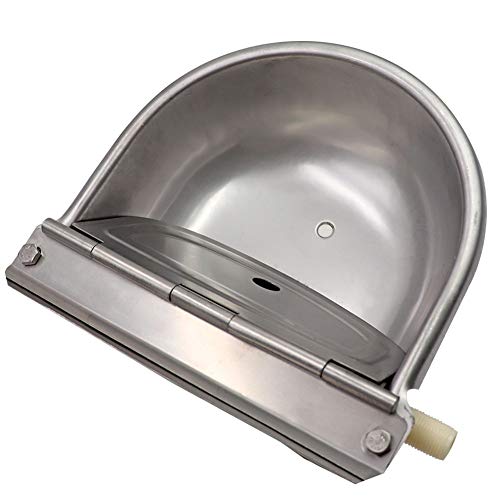 Livestock Water Trough Stainless Steel Automatic Waterer Bowl