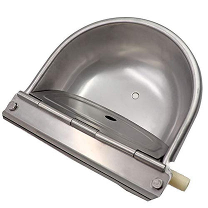 Livestock Water Trough Stainless Steel Automatic Waterer Bowl