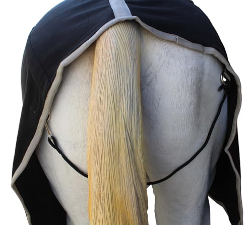 68" Horse Sheet Polar Fleece Cooler Exercise Blanket Wicks Moisture 43F03 - color: Black, size: 68 inches