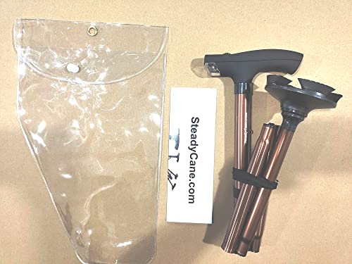 SteadyCane Self-Standing Cane 4 Feet and Light Hurry Before They are Gone - color: Bronze