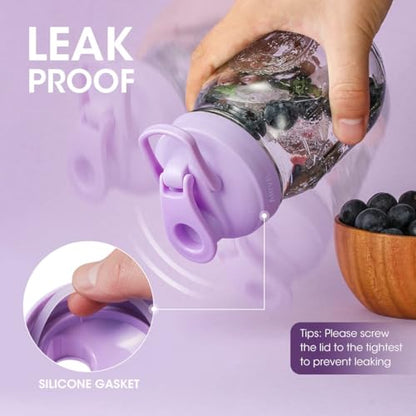 AIEVE Mason Jar Pour Spout Lid, 4 Pack Regular Mouth Mason Jar Lids with Flip Top,Reusable and Leak-Proof Plastic Canning Pitcher Lids tor Milk, Coffee, Juice, Lemonade,Colorful(Jars not Included) - size: 4 Pcs Regular Mouth Lids