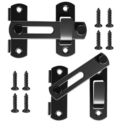 Heavy Duty Barn Door Latch, 4 Inch Metal Gate Latches for Wooden Fences