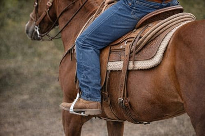 Horse Western 5.5" Wide Angled Slanted Aluminum Saddle Stirrups 5130