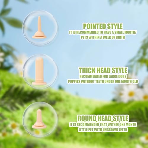 Suxgumoe Pet Feeding Bottle Set, Feeding Silicone Nipple with Bottle and Syringes, Reusable Pet Nursing Kits Feeding Tools for Rabbits, Small Animals (1 Bottle+3 Nipples+2 Syringes + 1 Measuring Cup) - color: 1 Bottle+3 Nipples+2 Syringes + 1 measuring cu