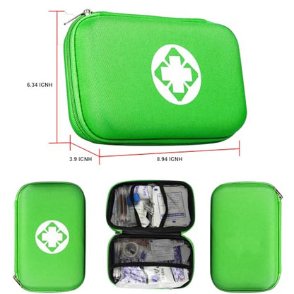Small-Waterproof Car First-Aid Kit Emergency-Kit - Green 277Piece Camping Equipment for Camping Hiking Home Travel YIDERBO - color: Green