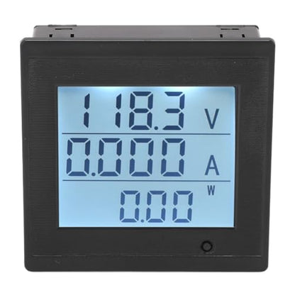 Voltmeter LCD Screen DC 6-200V 20A Power Monitor with Alarm Function Energy Meter for Voltage, Current, kWh Tracking Overload Protection(Z3-20A)