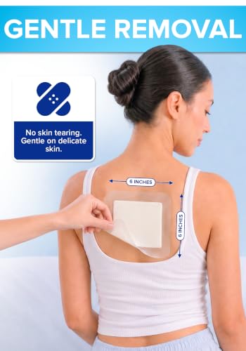 20Pcs Silicone Foam Dressing | 6x6 Bed Sore Bandages | Wound Care FSA&HSA - size: 6x6 20ct
