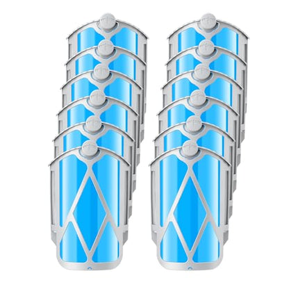 UBeesize 12 Pack Insect Trap Refill Cartridges, 2026 Upgraded Strong Adhesive Refills for Indoor Plug-in Bug Traps, Compatible with M364 and Max Devices, Easy to Replace and Long Lasting - size: 12pack