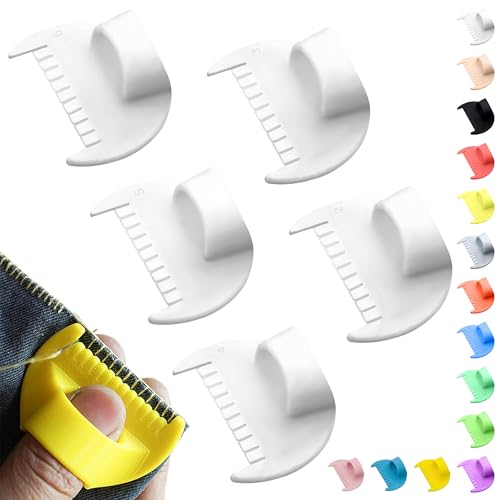 2mm-6mm Seam Guide for Hand Sewing Edge Lockranding Tool 5 PCS Set for Leather/Fabric/Craft Sew, White - color: White 2-6mm 5PCS