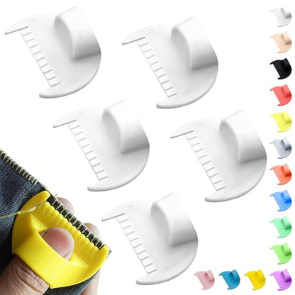 2mm-6mm Seam Guide for Hand Sewing Edge Lockranding Tool 5 PCS Set for Leather/Fabric/Craft Sew, White - color: White 2-6mm 5PCS