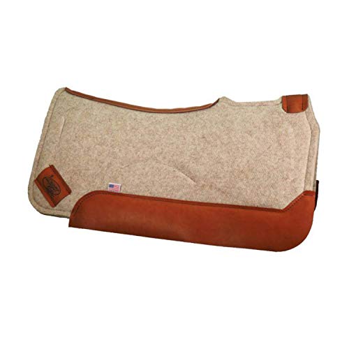 Contour Saddle Pad - color: Tan, size: 30 inches (with 1 inch pad)