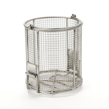 Dip N’ Drain – Stainless Steel Part Cleaning Strainer Basket for 2-Gallon Buckets (Bucket Not Included) | 1/4″ Mesh, Swing Handle, Great for Mechanics, Auto Parts, Garage, Shop & Home Cleaning - size: 2 Gal. 1/4" Mesh - No Bucket