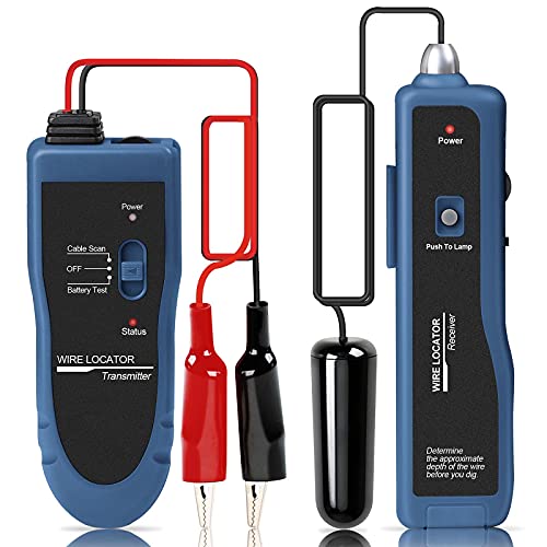 KOSOL F02 Pro Underground Wire Locator, Wire Tracer and Wire Break Locator - color: Grey