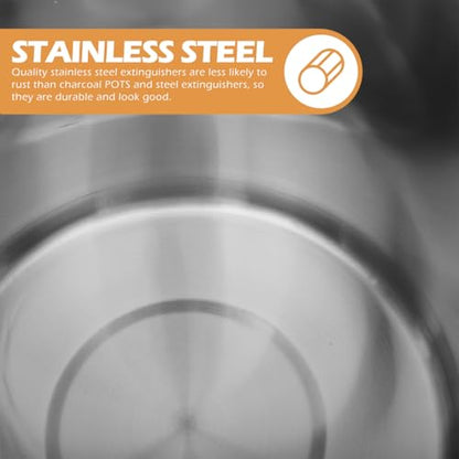 Healeved Stainless Steel Bar Bucket Dog Water Pail Stainless Steel Bucket with Lid Beverage Tub Ice Iron Camping Compost Kitchen Compost Bin Flour Tinplate