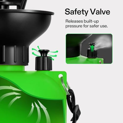 VIVOSUN 1.35-Gallon Pump Pressure Sprayer - color: Green, size: 1.35 Gallons