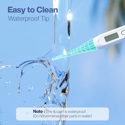 Boncare 10 Seconds Oral Thermometer for Adults and Kids, Blue Green - color: Blue Green