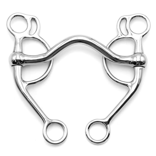 Jeffers Equine Horse Bits, Durable Training Horse Tack, Western Riding Equipment, Equestrian Accessories - style: Cowboy Pelham Curb Bit