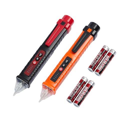 2 Pack Non-Contact Voltage Detector, Voltage Tester Electrical Tester