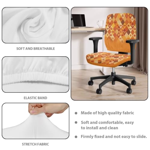 Fall Plaid Gaming Chair Cover Popular Office Chair Covers - color: Fall Plaid