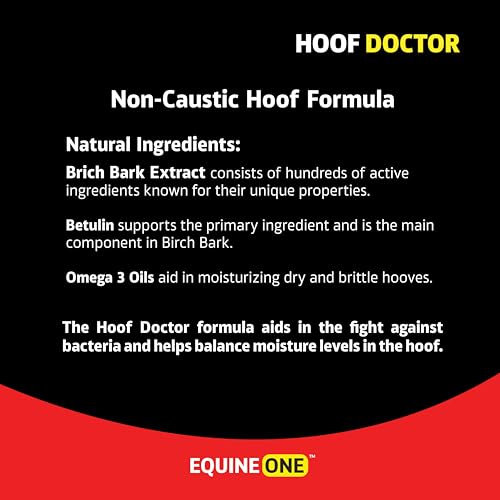 Equine One Natural Hoof Dressing - 100% All-Natural Hoof Care Product - Abscesses || Thrush || White Line || Quarter Crack (16 fl.oz) - size: 16 fl.oz