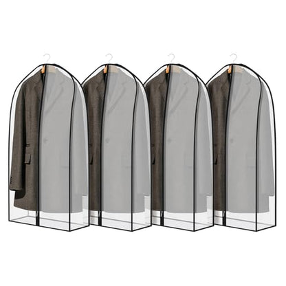Zilink Garment Bags for Leather Coat Suit Bags for Closet Storage 43 in - size: 43"-4pcs