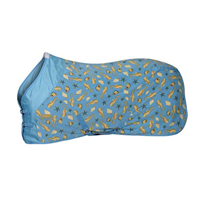 WeatherBeeta Anti-Static Fleece Cooler Standard Neck - color: Navy/Silver/Red, size: 69"