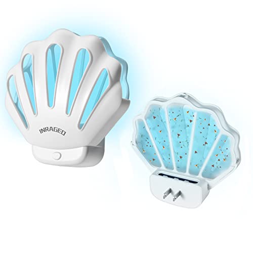 Gnat Traps for House Indoor HU002 Plug-in Fly Trap Indoor (1 Pack, White) | Electric Gnat Killer Indoor Catcher Flying Insect Trap with Night Light UV Attractant Catcher for Bedroom, Kitchen, Office - size: 1 Pcs