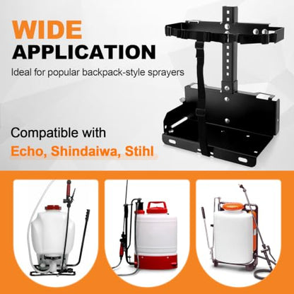 Backpack Sprayer Rack, Backpack Sprayer Holder for Landscape Trailers