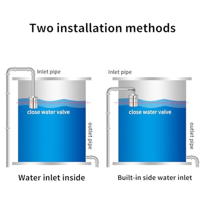 1/2 inch Stainless Steel Automatic Water Level ， Float Valve - style: side water