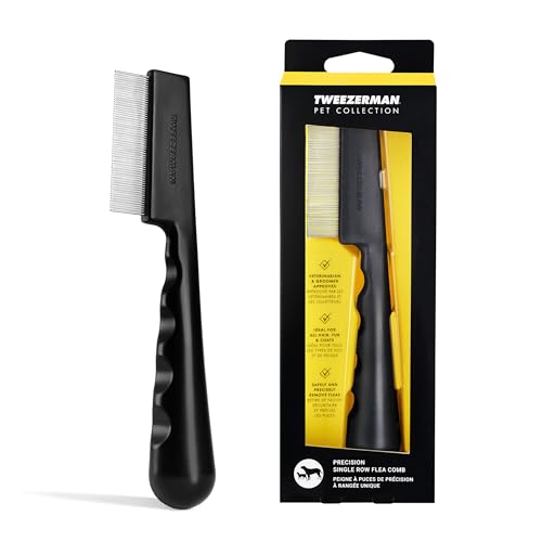 Tweezerman Pet Flea Removal Comb for Cats & Dogs